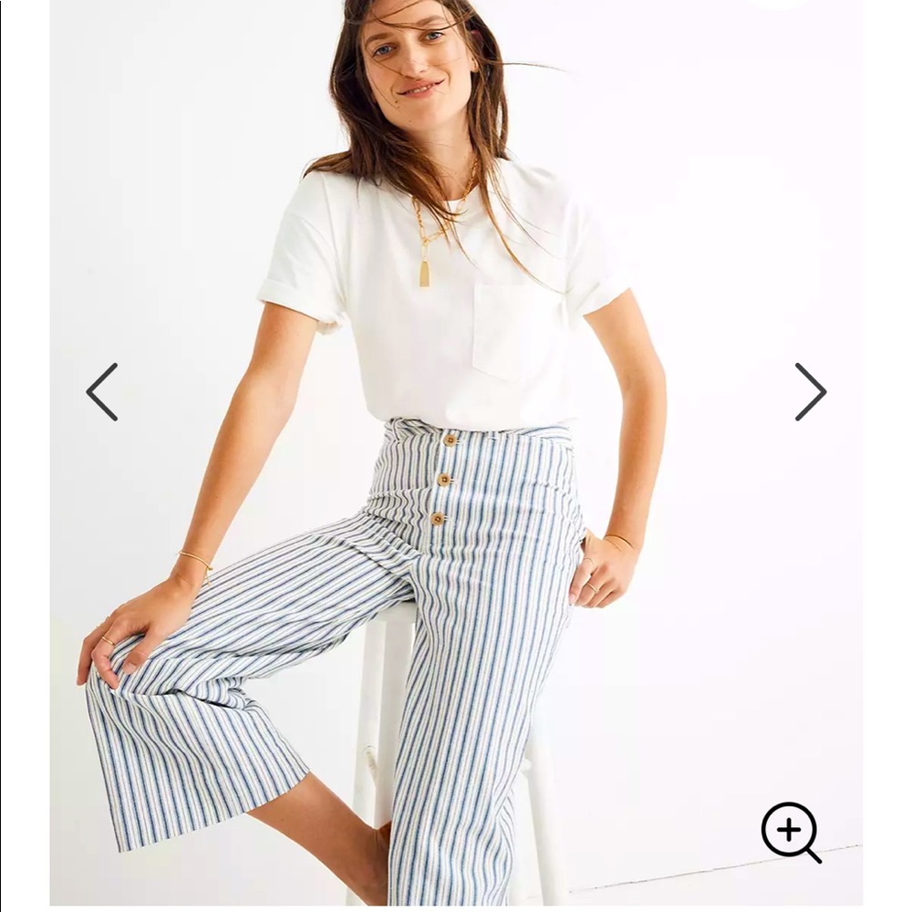Madewell Emmett Wide-Leg Crop Pants